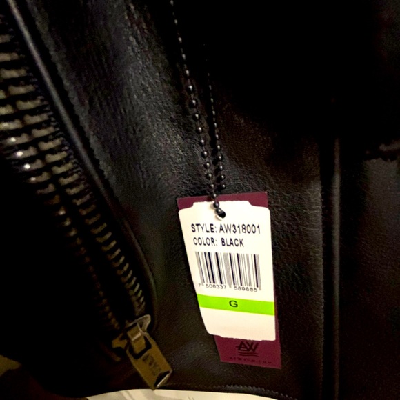 Brand new ATWYLD leather Moto Jacket - Picture 3 of 4